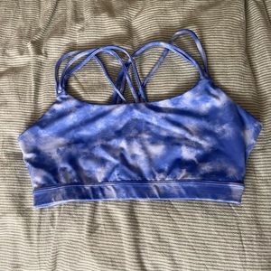 GapFit blue sports bra